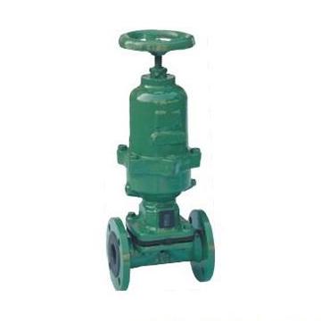 铸钢气动衬胶隔膜阀