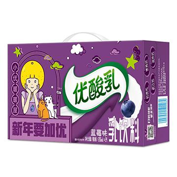 伊利优酸乳蓝莓味 250ml*24盒