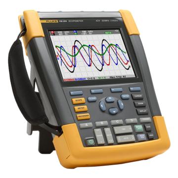 福禄克/FLUKE 彩色数字示波器，200MHz，4通道 DMM/外部输入，随附SCC-290套件，FLUKE-190-204/AU/S