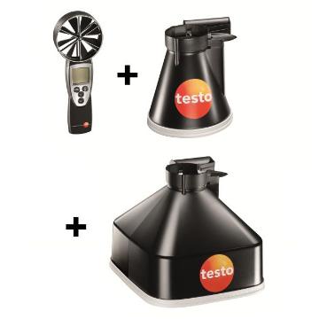 testo/德图 风速仪，带直径100mm的叶轮探头，可同时测量温度，testo 417，订货号：0563 4171