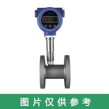 上仪 液体涡轮流量计，LWGYC-50 304不锈钢 法兰连接