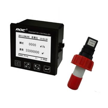 科瑞达 叶轮流量计，FCT-8350配FLP1600-L传感器 DC24V 5m线 含PVC材质安装座