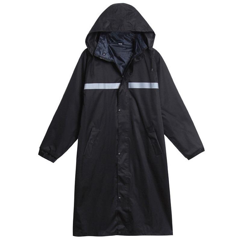 东蓓长身雨衣中#/XL/藏青色