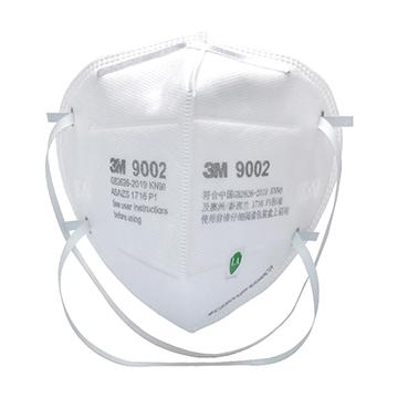 3M KN90折叠式头带式口罩，9002，环保包装 50个/袋